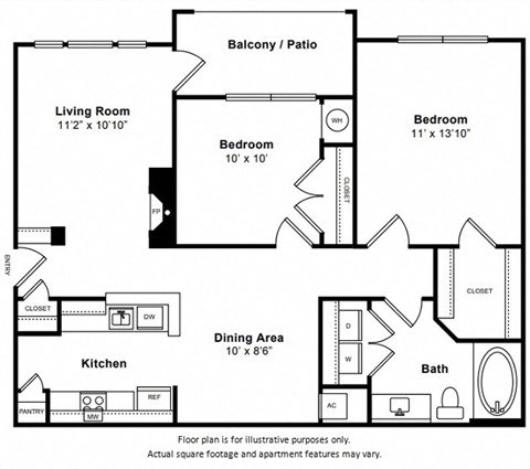 Cedar 1 Floor Plan at Harper's Crossing, Langhorne, PA